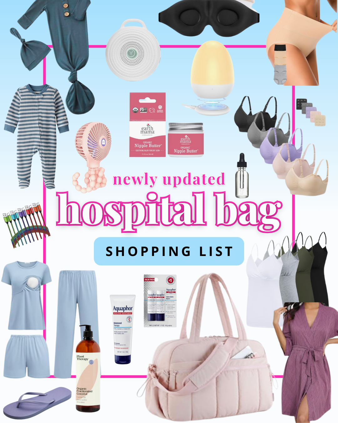 [Product Round-Up Image] hospital bag