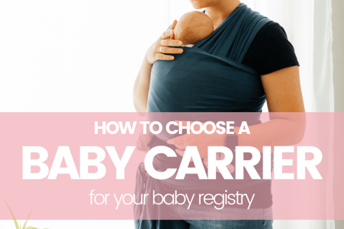 How to Choose a Baby Carrier