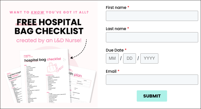 Hospital Bag Checklist-1